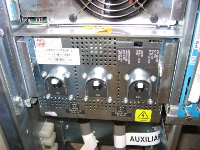 Note 3 PSU's and "Main A.C. Input 208-240 VAC 50-60Hz"