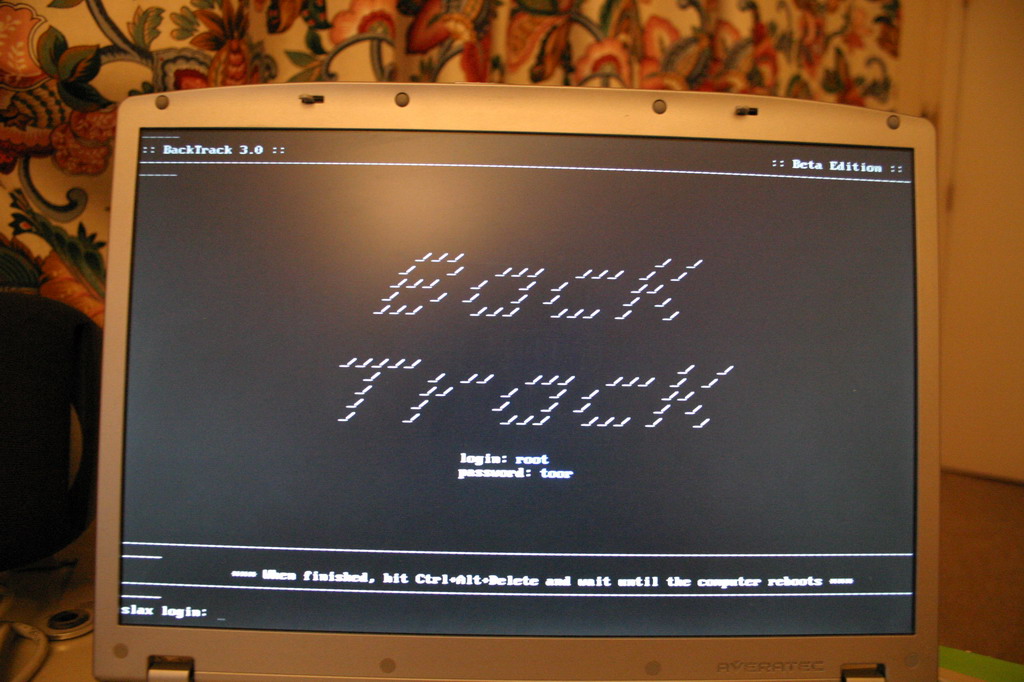 Booting BackTrack with kernel params: 
"linux noapic vga=771"
Part #2
