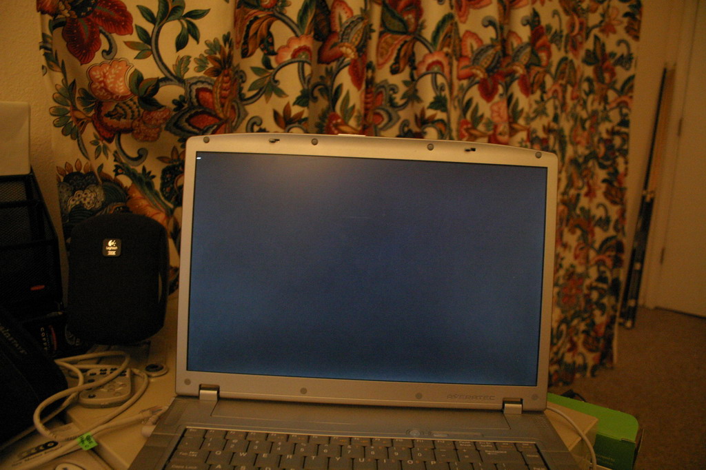 Booting BackTrack with kernel params: 
"linux noapic vga=771"
Part #3
Note: KDE/Fluxbox both lock hard when I