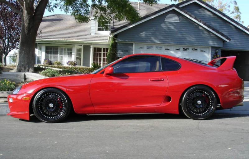 black and red rims